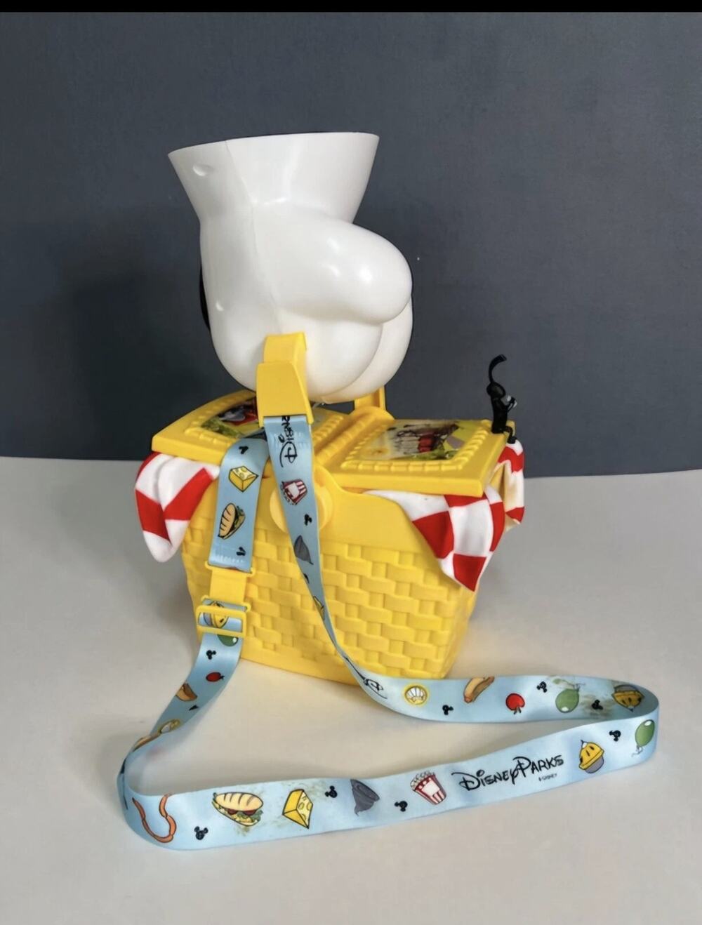 Disney Parks Mickey & Minnie's Runaway Railway Picnic Basket Popcorn Bucket 2023